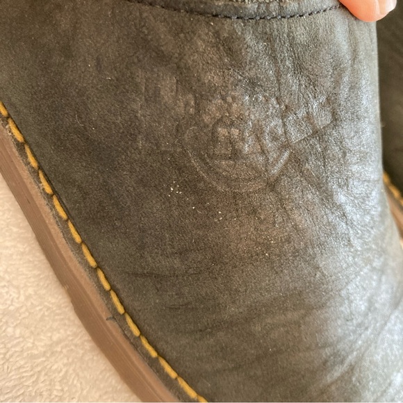 Vintage Doc Martens Black Leather Mules UK 6 US 7.5 - Picture 5 of 11